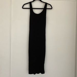 Wilfred Free - black ribbed dress - size M